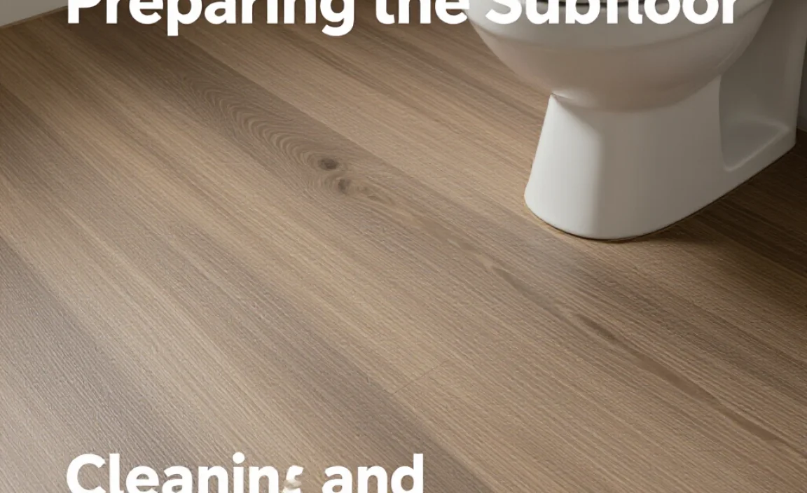 Cleaning and Preparing the Subfloor