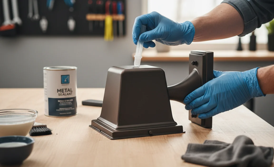 Cleaning and Restoring the Fixture After Rust Removal