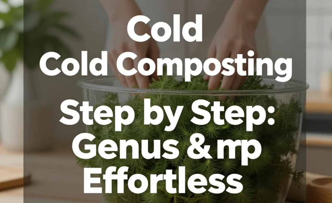 Cold Composting Step by Step: Genius & Effortless