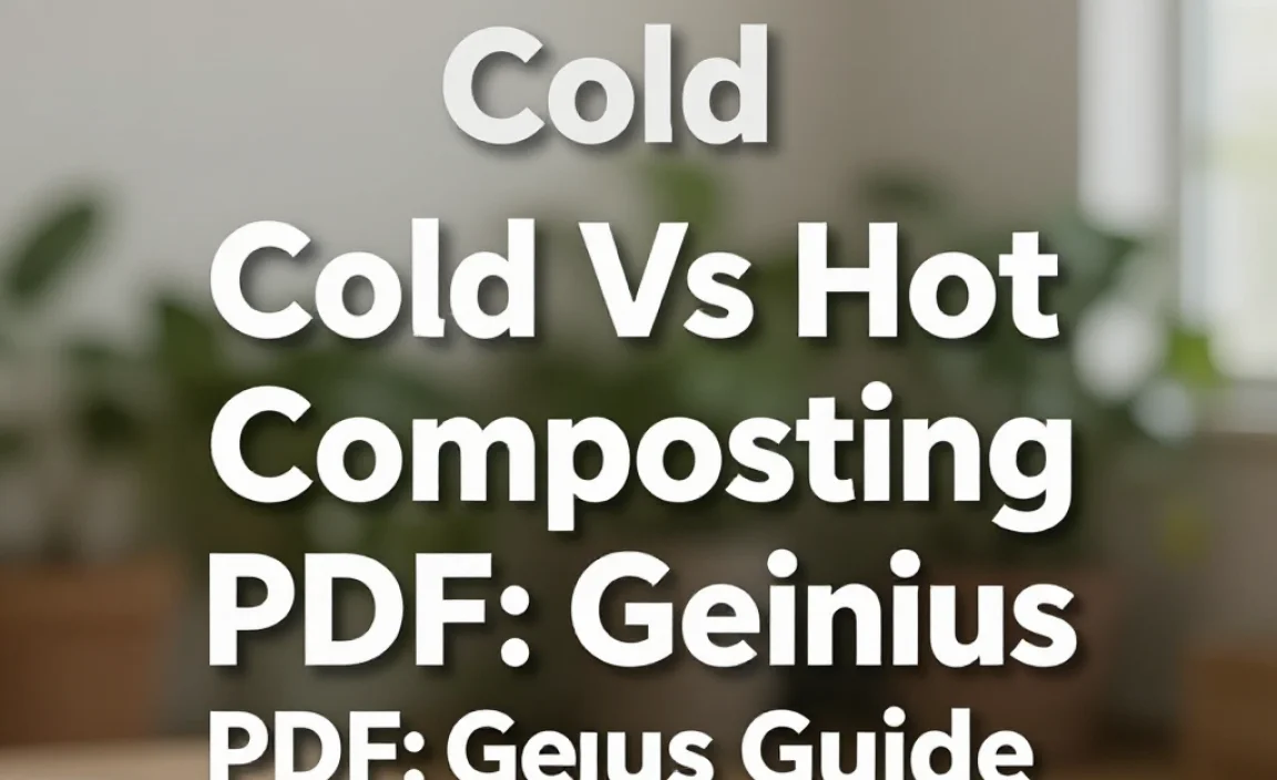 Cold Vs Hot Composting PDF: Genius Guide