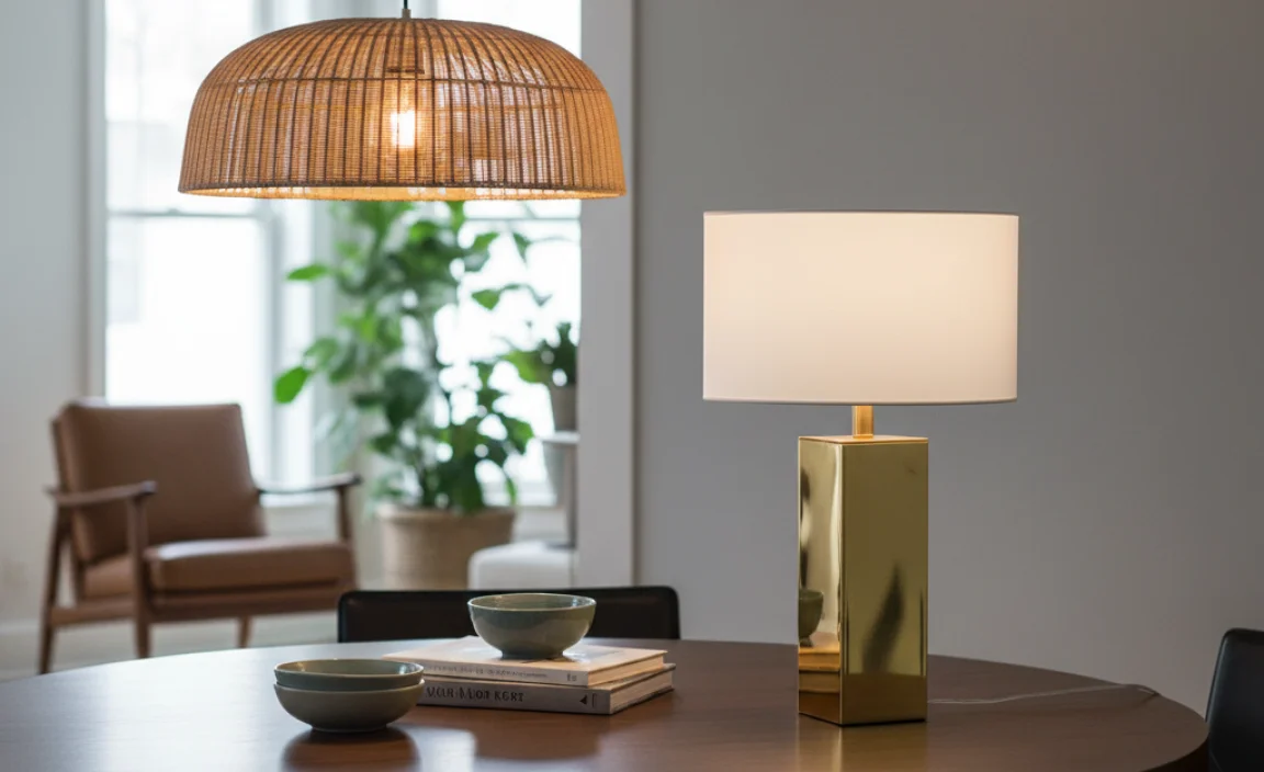 Color and Material Choices for Lamp Shapes