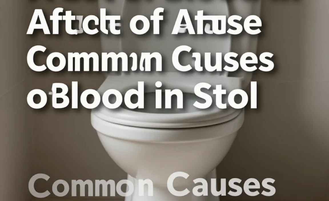 Common Causes of Blood in Stool