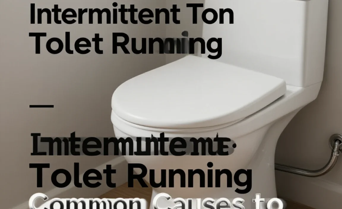 Common Causes of Intermittent Toilet Running