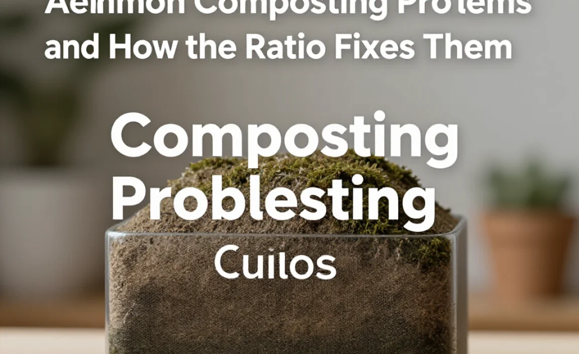 Common Composting Problems and How the Ratio Fixes Them