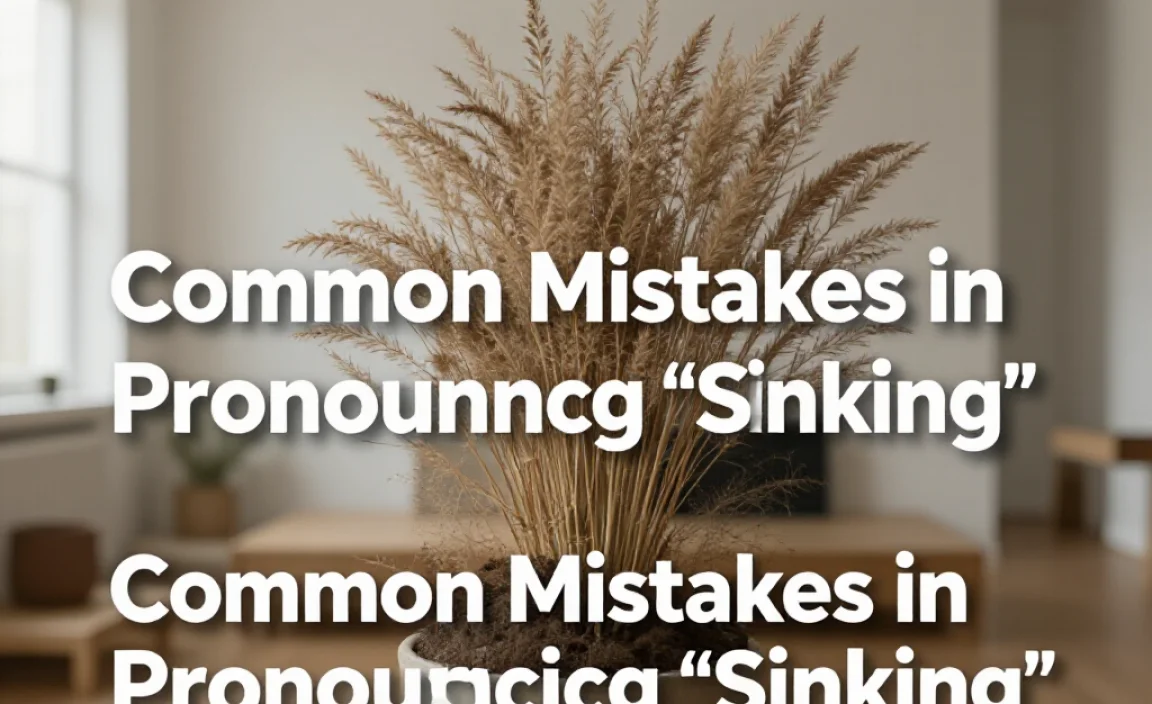 Common Mistakes in Pronouncing &ldquo;Sinking&rdquo;