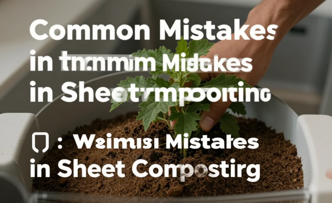 Common Mistakes in Sheet Composting