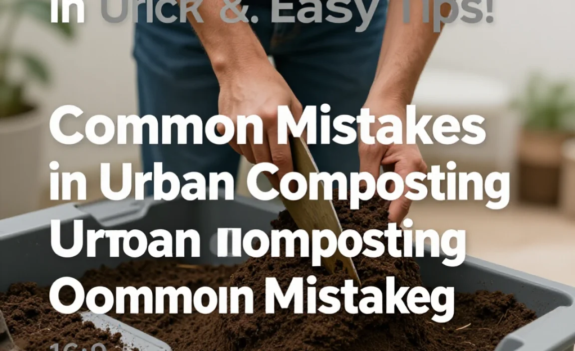 Common Mistakes in Urban Composting