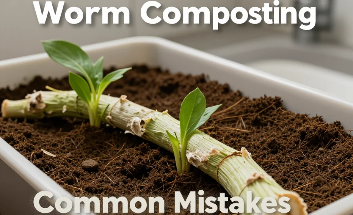 Common Mistakes in Worm Composting