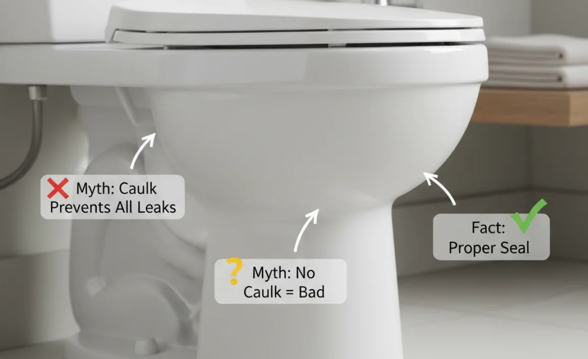Common Myths About Toilet Caulking