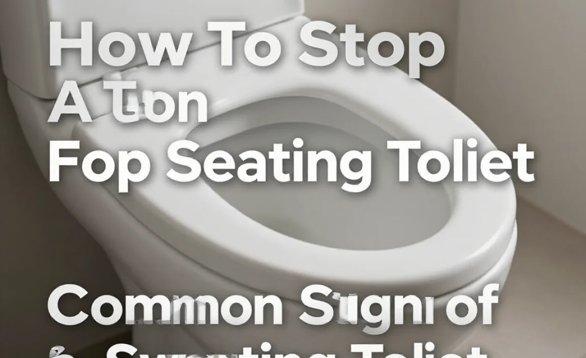 Common Signs of a Sweating Toilet