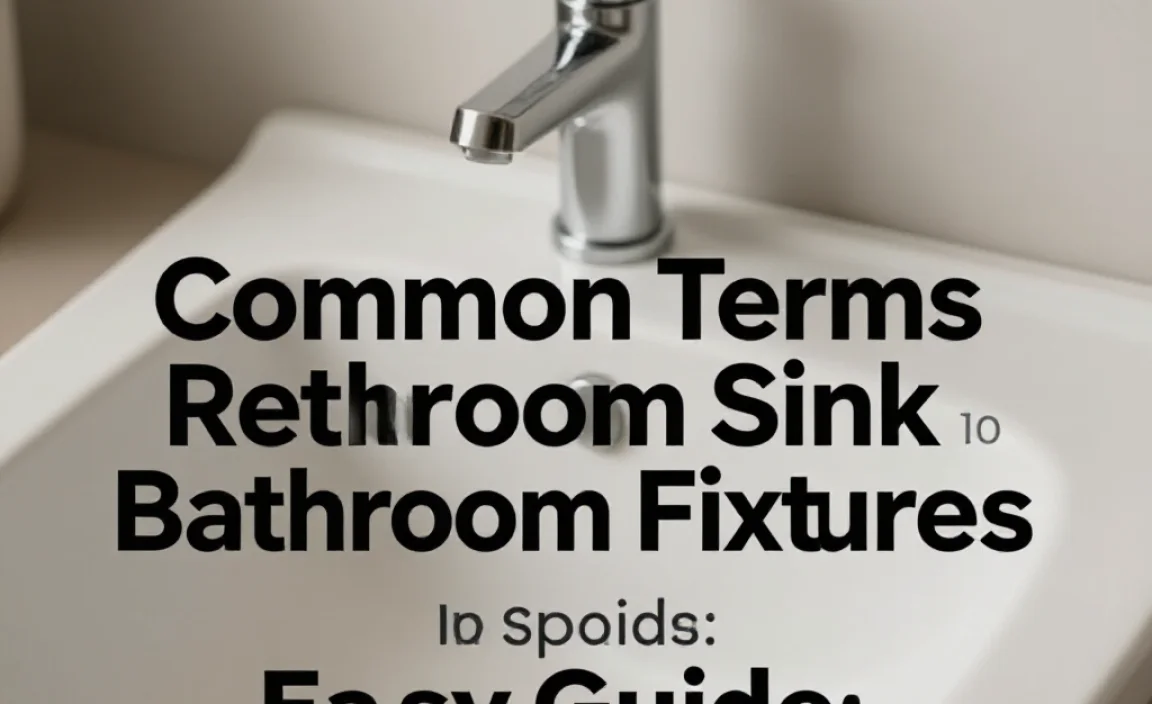 Common Terms Related to Bathroom Fixtures