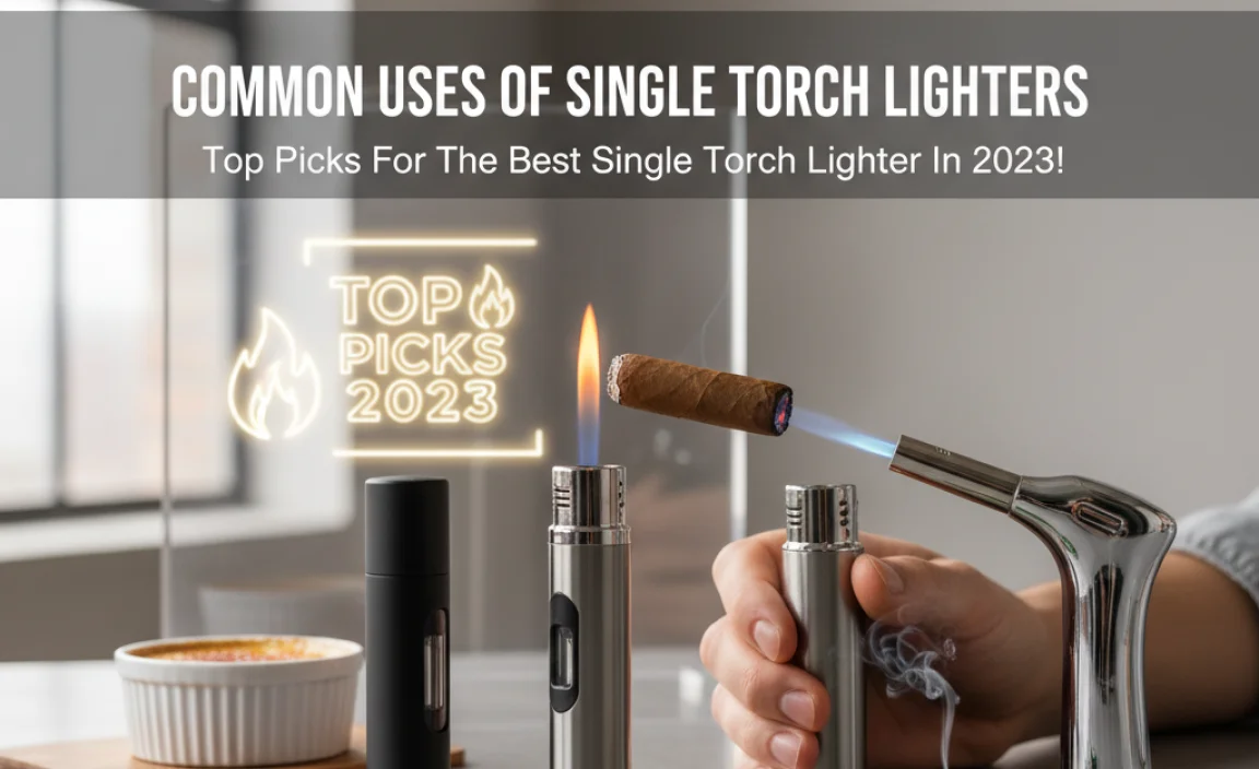Common Uses of Single Torch Lighters