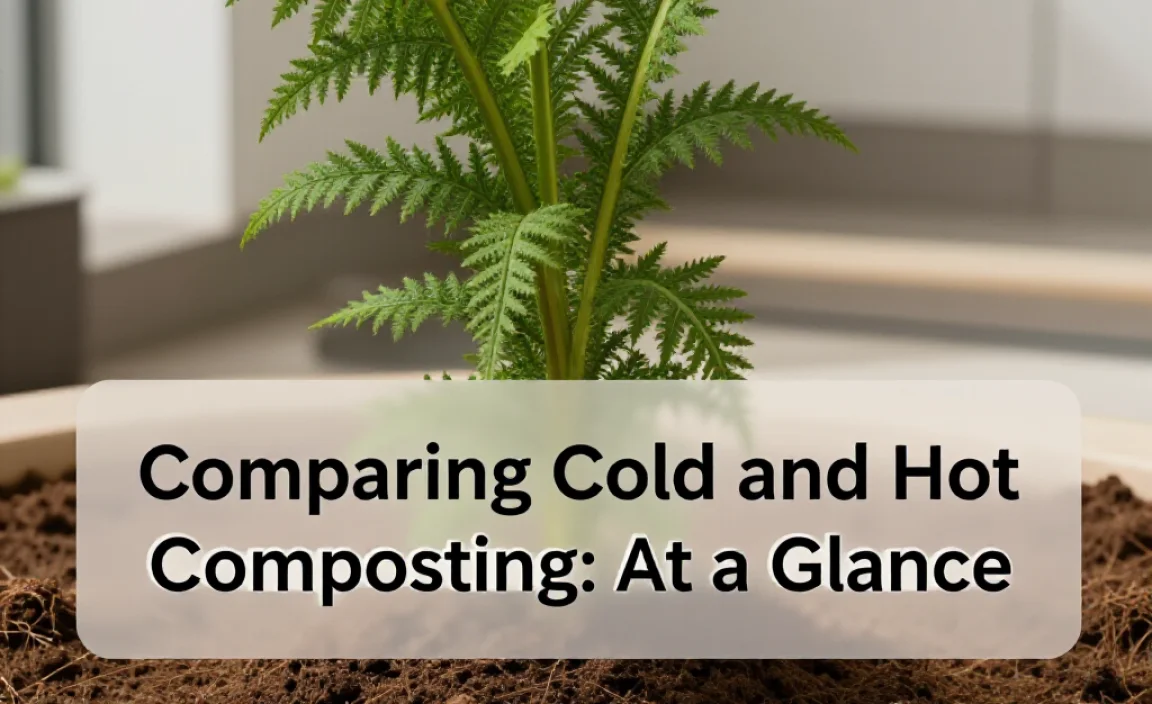 Comparing Cold and Hot Composting: At a Glance