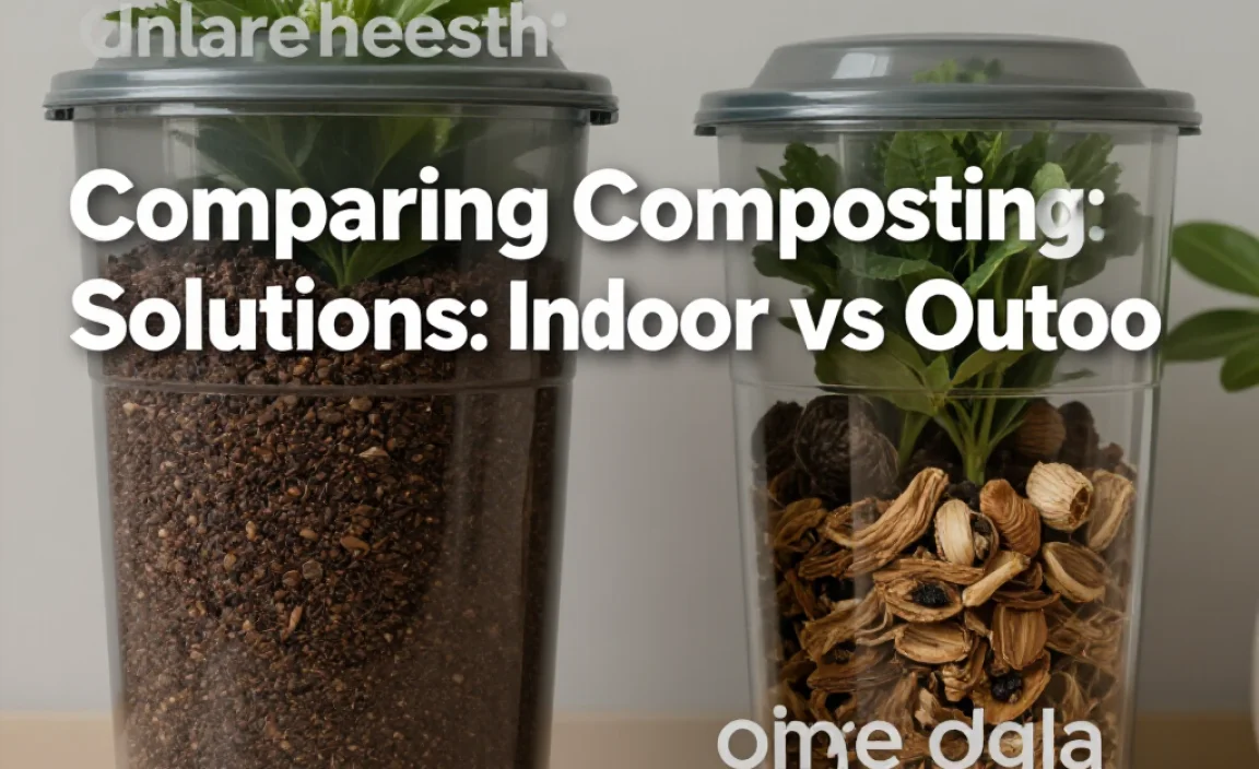 Comparing Composting Solutions: Indoor vs Outdoor