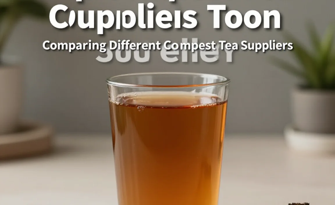 Comparing Different Compost Tea Suppliers