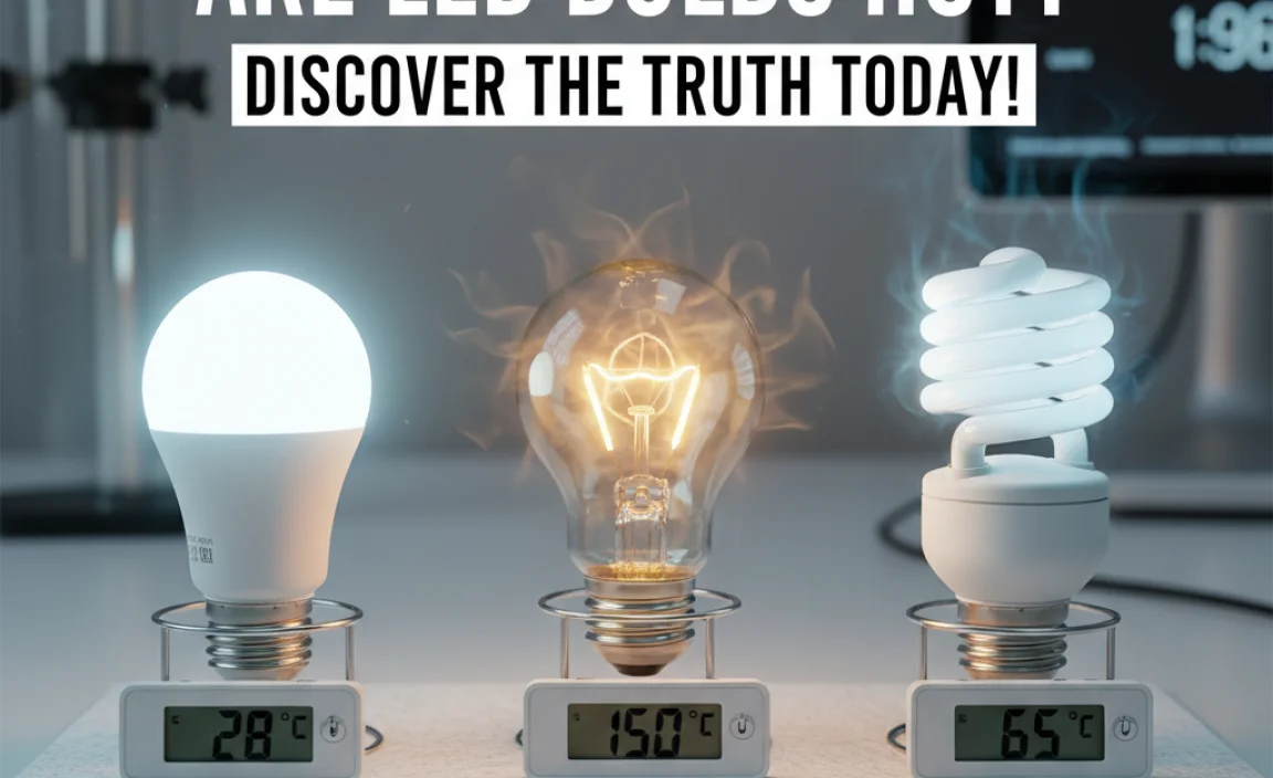 Comparing Heat Output: LED vs. Incandescent vs. CFL