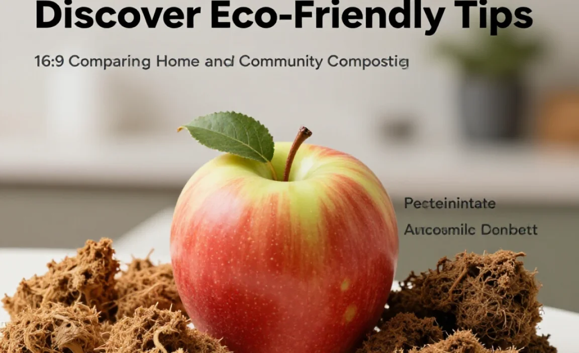 Comparing Home and Community Composting