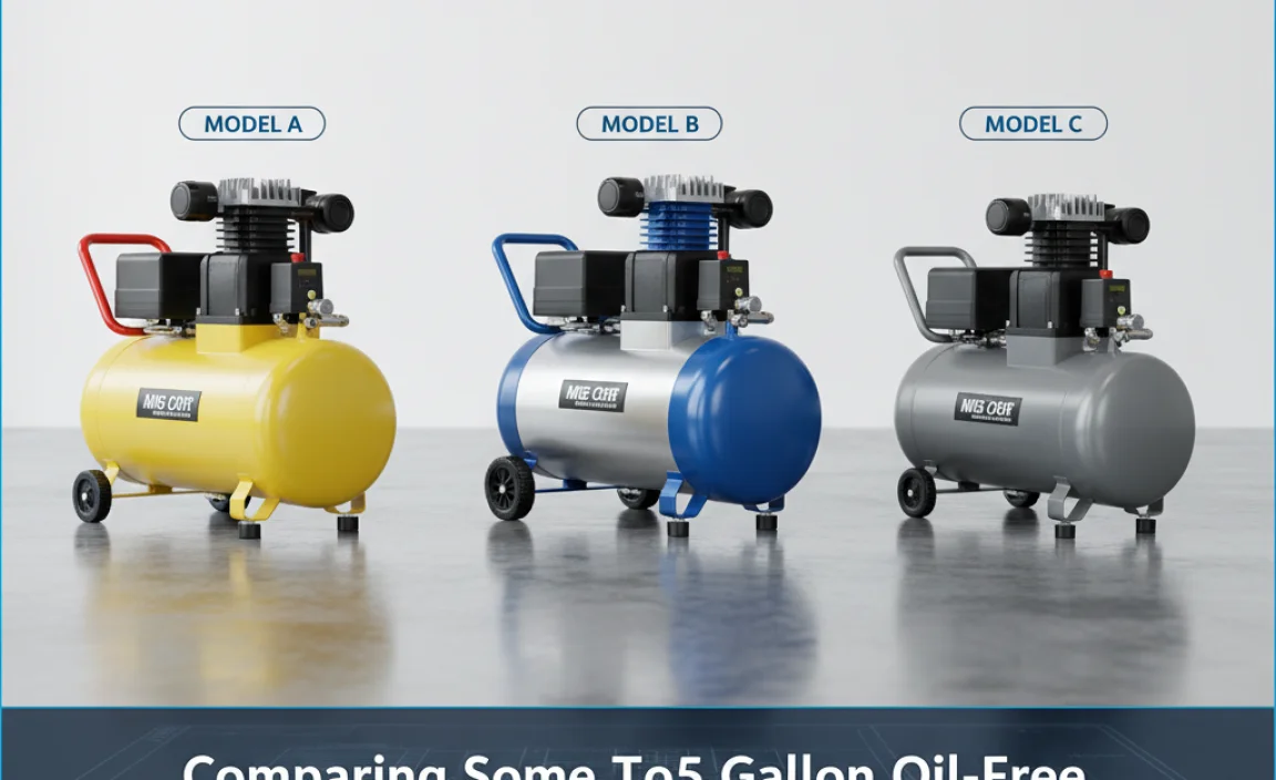Comparing Some Top 4.5 Gallon Oil-Free Air Compressors
