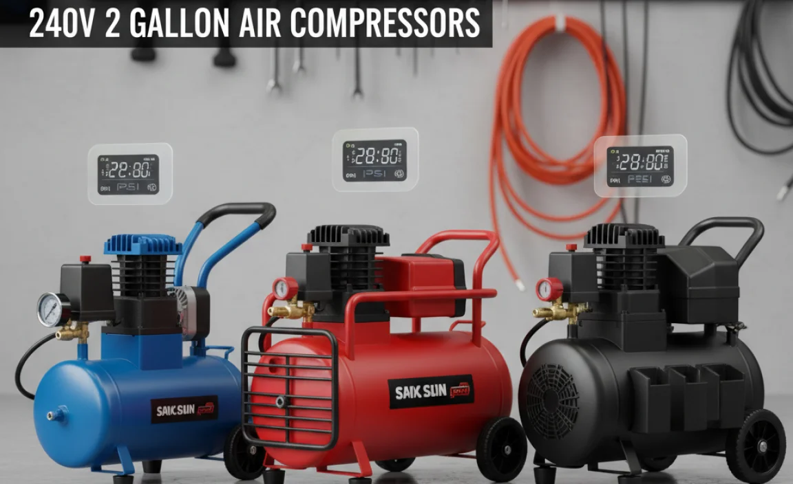 Comparing Top 240V 2 Gallon Air Compressor Options