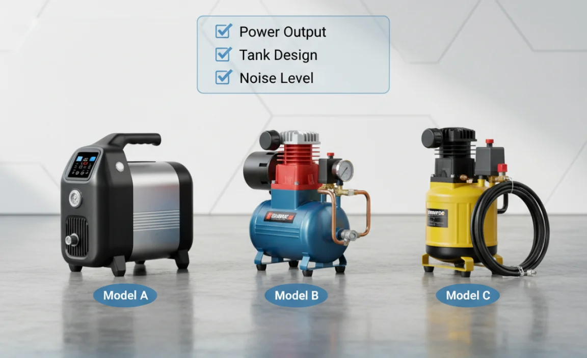 Comparing Top Two-Stage 1 Gallon Air Compressors (A Snapshot)