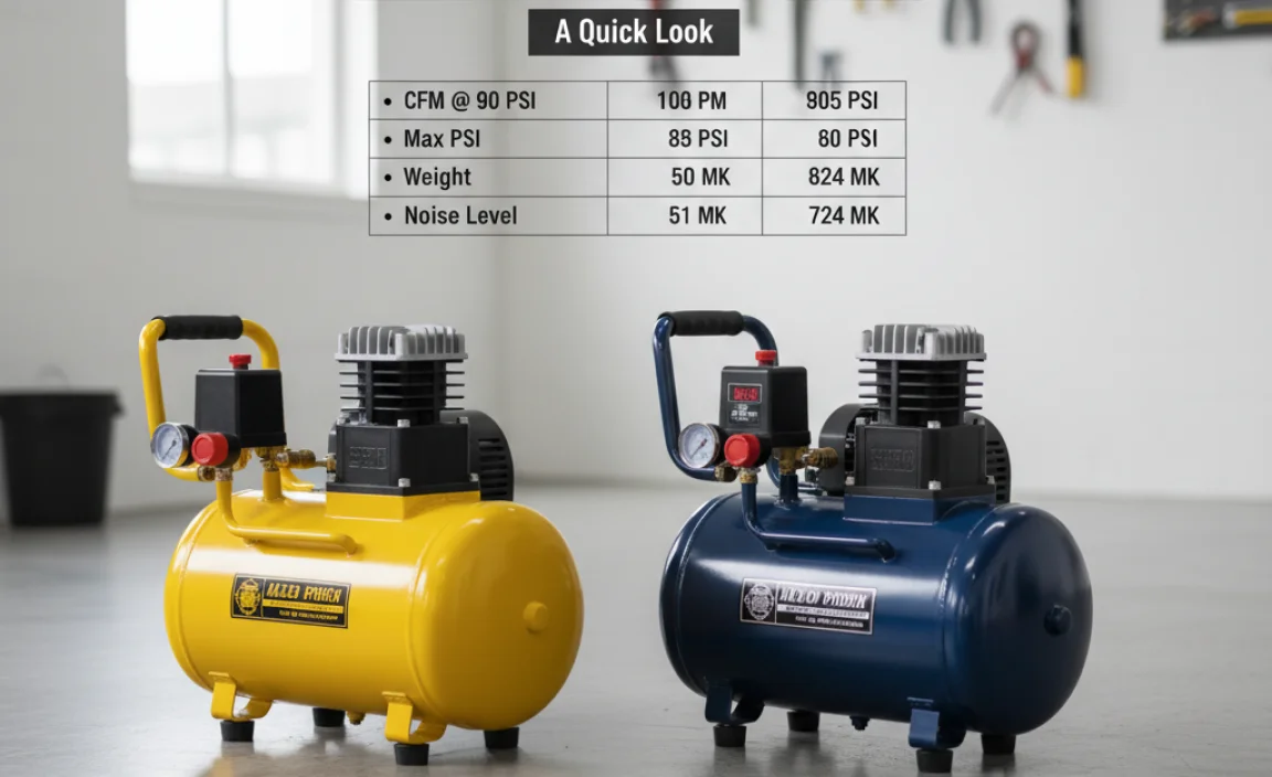 Comparing Two-Stage 4.5 Gallon Compressors: A Quick Look
