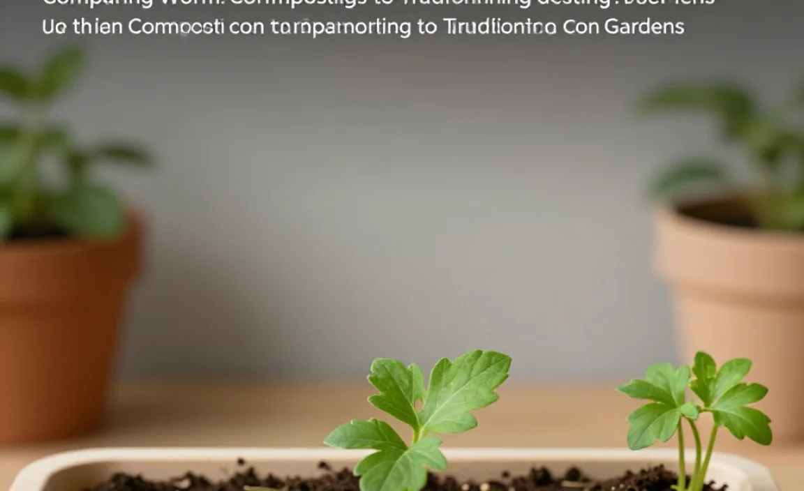 Comparing Worm Composting to Traditional Composting