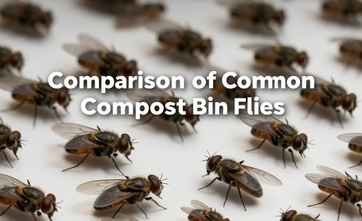 Comparison of Common Compost Bin Flies