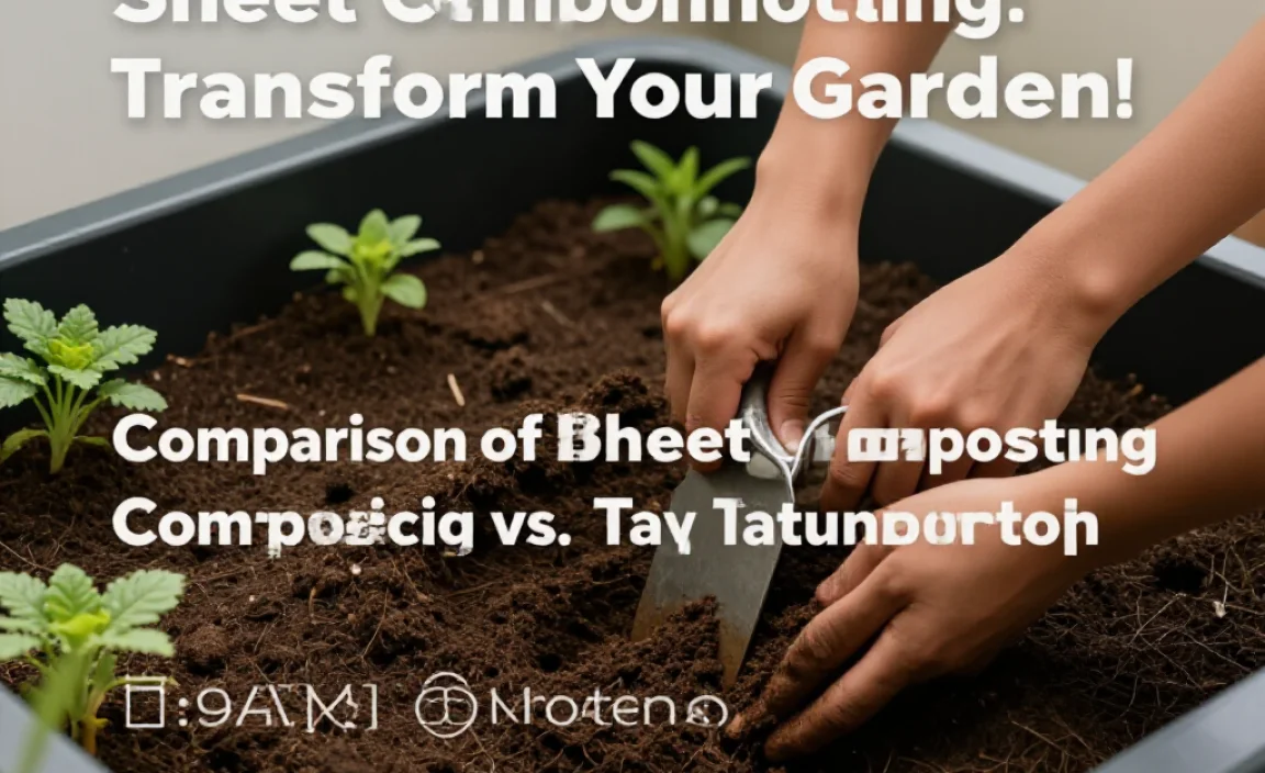 Comparison of Sheet Composting vs. Traditional Composting