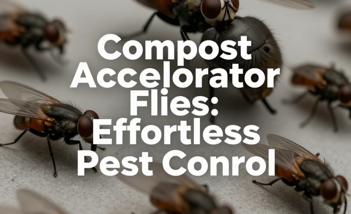 Compost Accelerator Flies: Effortless Pest Control