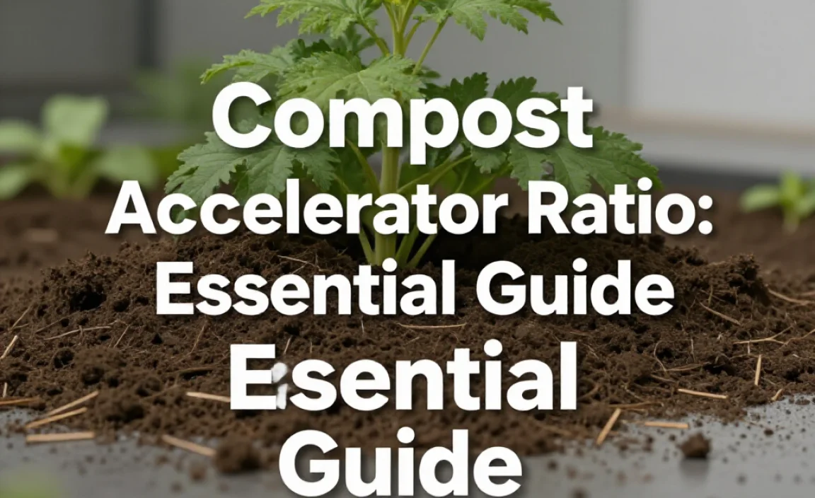 Compost Accelerator Ratio: Essential Guide