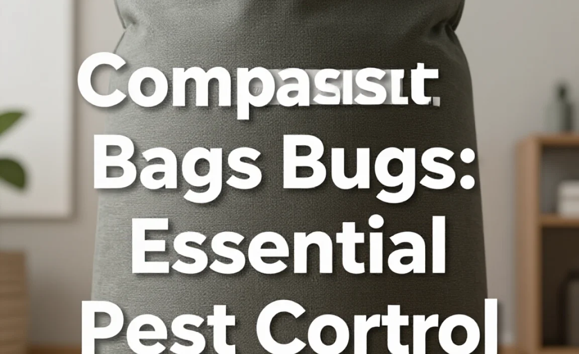 Compost Bags Bugs: Essential Pest Control