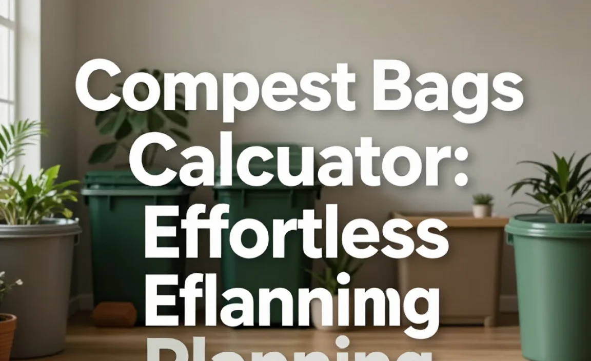 **Compost Bags Calculator: Effortless Planning**