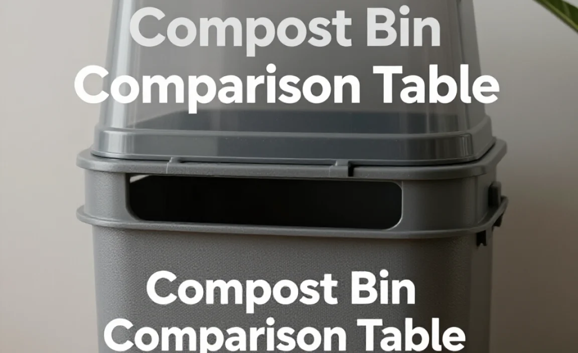 Compost Bin Comparison Table