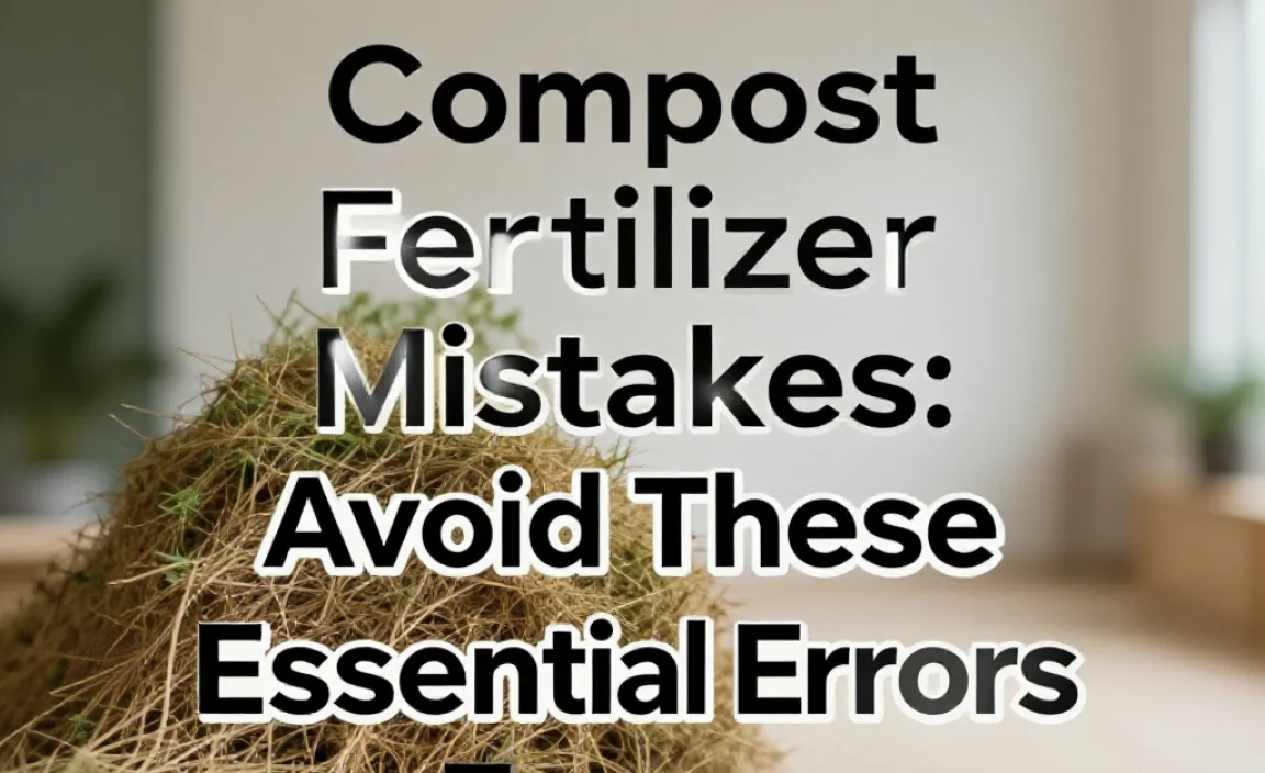 Compost Fertilizer Mistakes: Avoid These Essential Errors