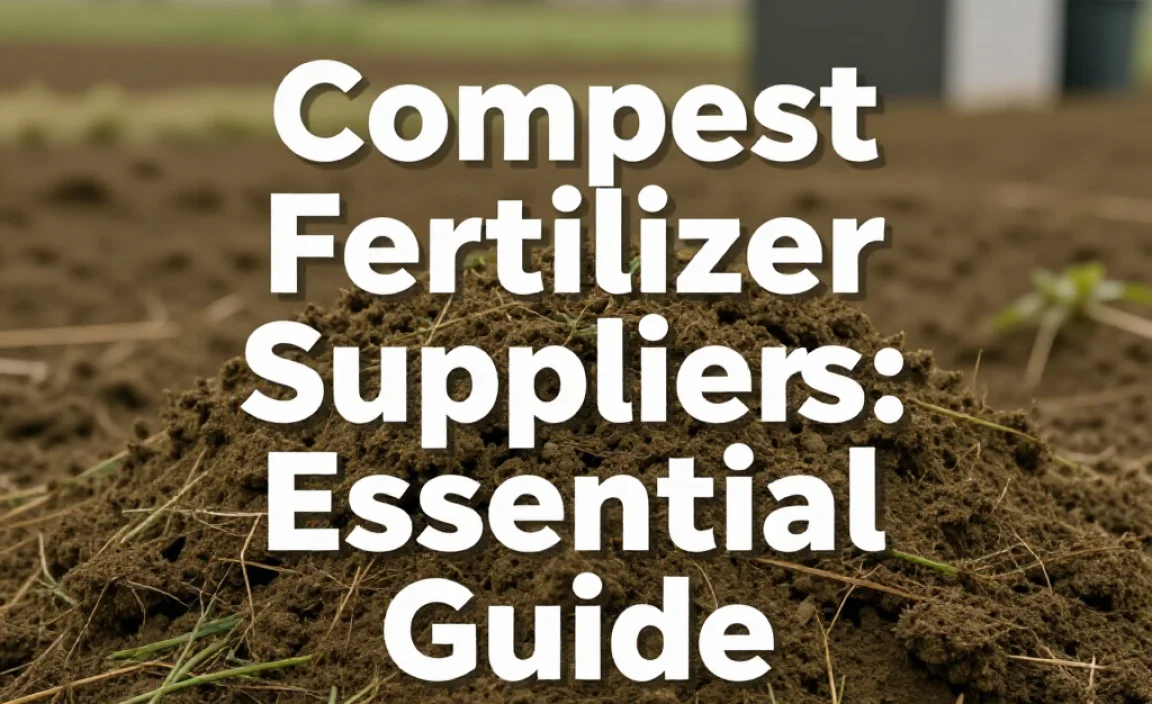 Compost Fertilizer Suppliers: Essential Guide