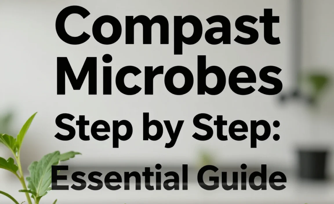 Compost Microbes Step by Step: Essential Guide