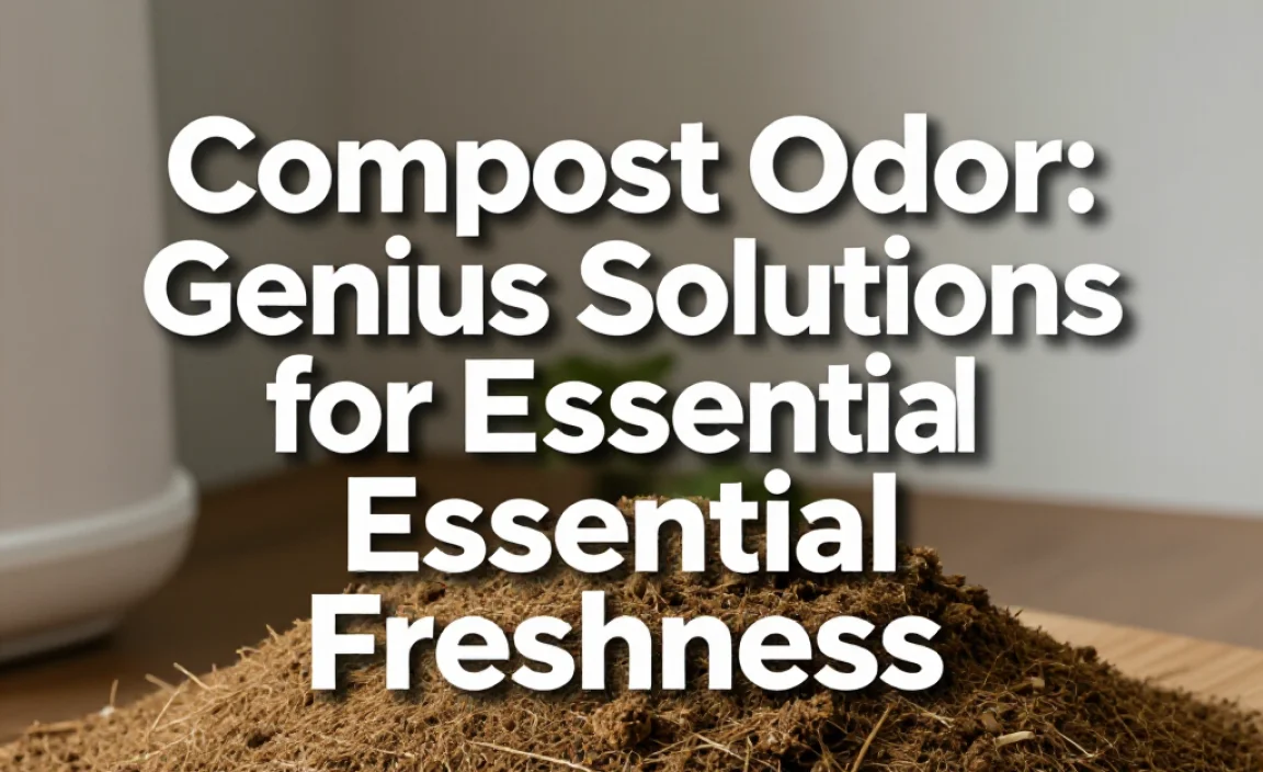 Compost Odor: Genius Solutions for Essential Freshness