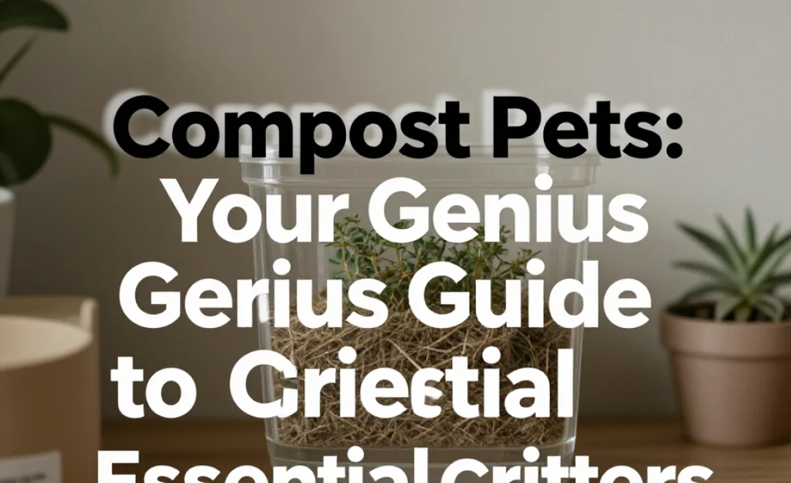 Compost Pets: Your Genius Guide to Essential Critters