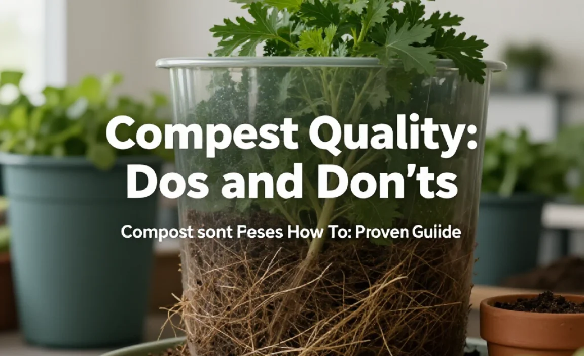 Compost Quality: Dos and Don&rsquo;ts