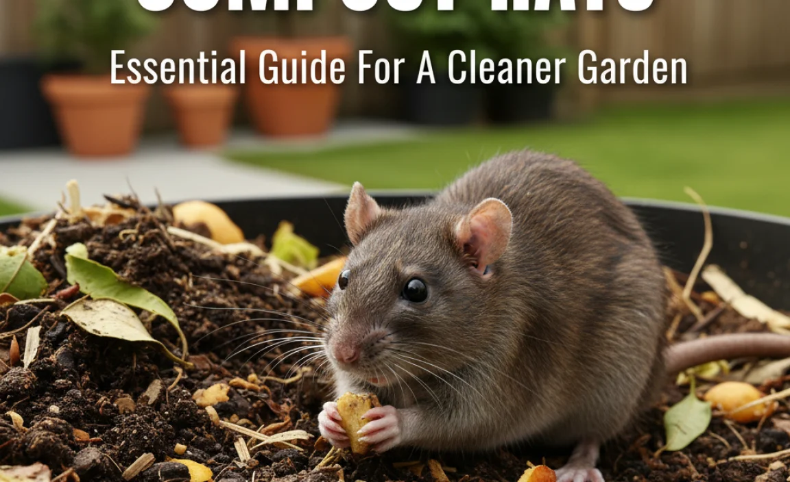 Compost Rats: Essential Guide For A Cleaner Garden