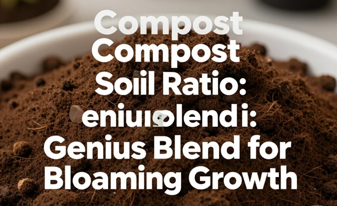 Compost Soil Ratio: Genius Blend for Blooming Growth