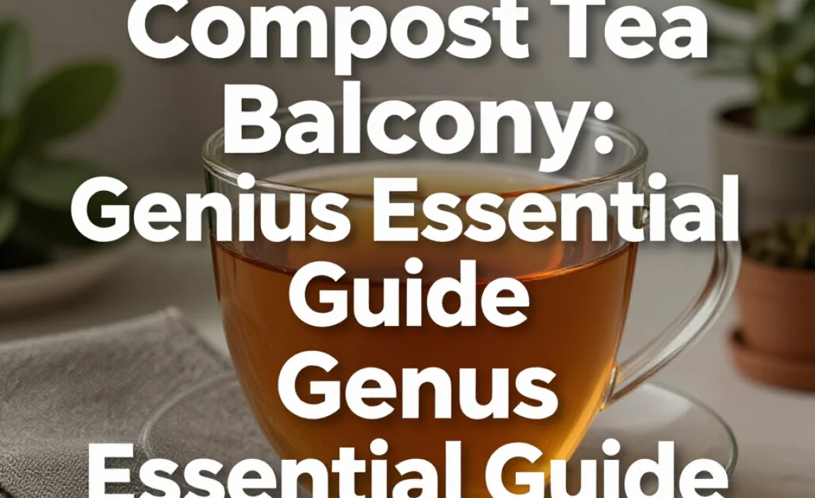 Compost Tea Balcony: Genius Essential Guide