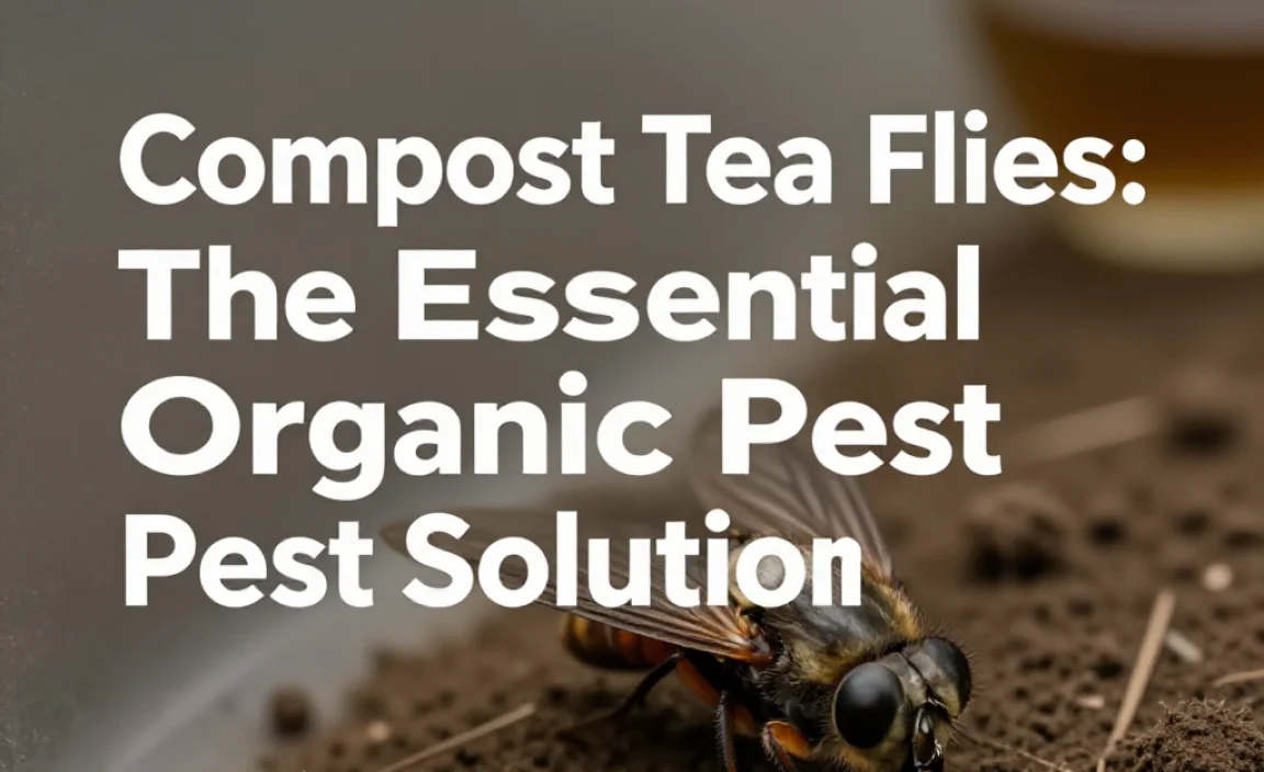 Compost Tea Flies: The Essential Organic Pest Solution