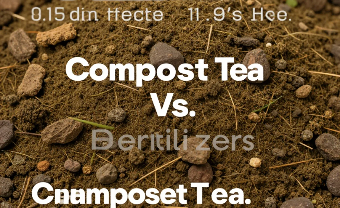Compost Tea Vs. Chemical Fertilizers