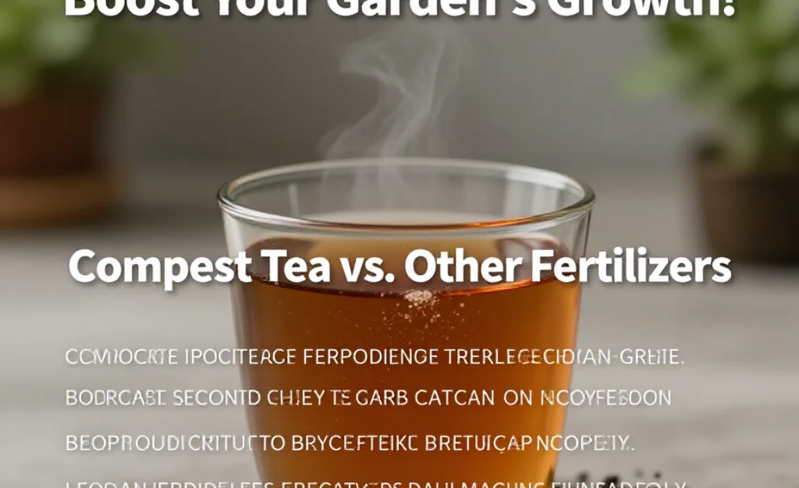Compost Tea vs. Other Fertilizers
