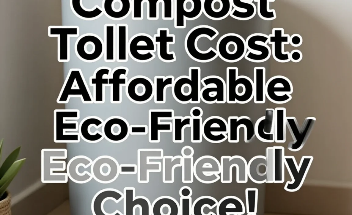 Compost Toilet Cost: Affordable Eco-Friendly Choice!
