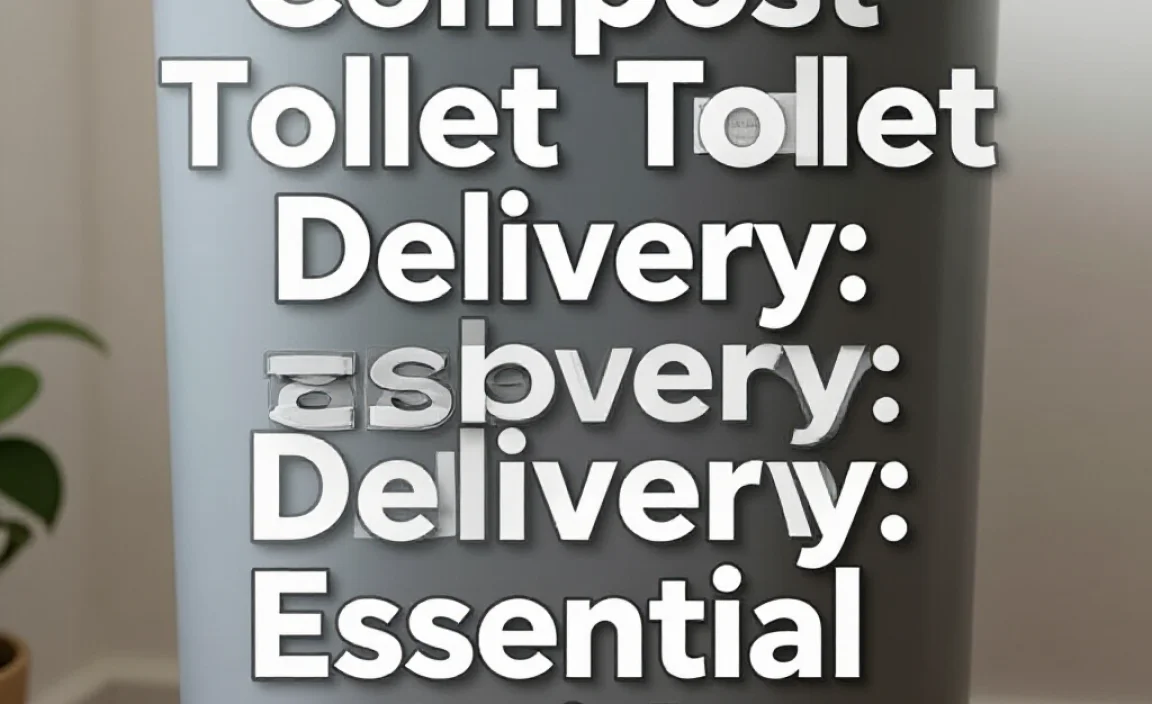 Compost Toilet Delivery: Essential Guide