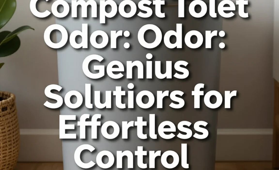Compost Toilet Odor: Genius Solutions for Effortless Control