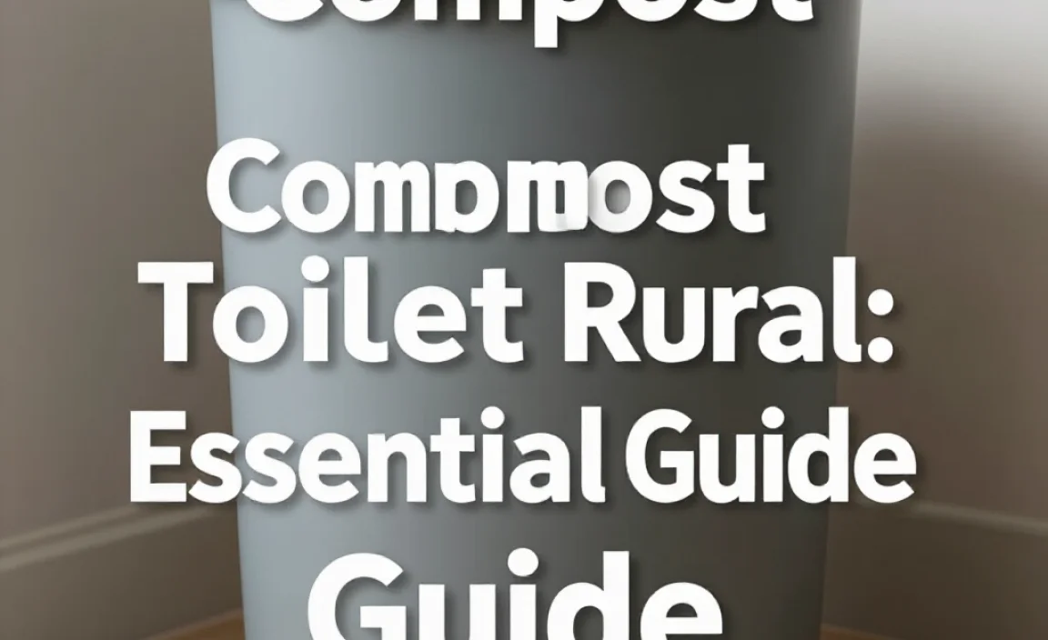 Compost Toilet Rural: Essential Guide