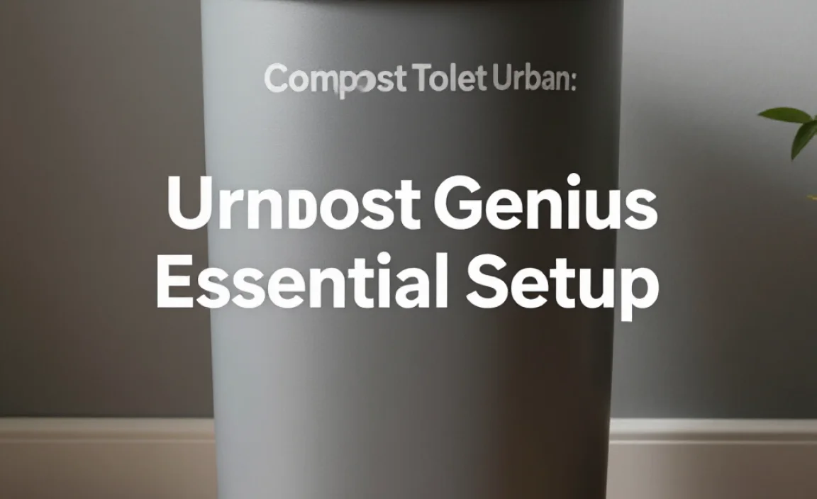 Compost Toilet Urban: Genius Essential Setup